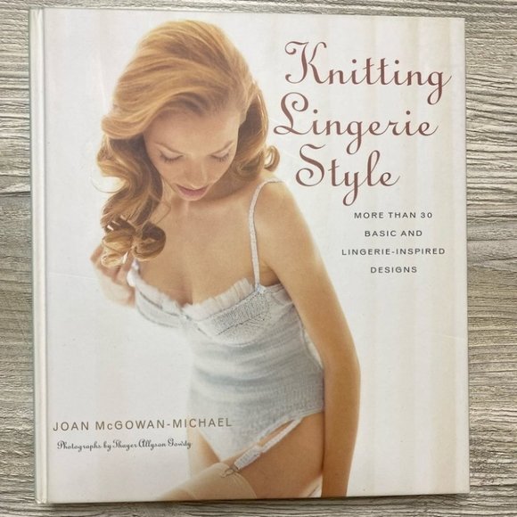 Knitting Lingerie Style Hardcover Book - Picture 1 of 11